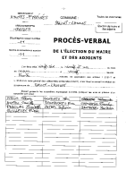 PV de l’élection du Maire et des Adjoints (Affiché le 22/03/2026)