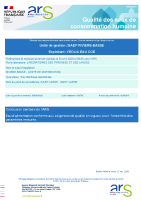 Qualité des eaux de consommation humaine (Affiché le 12/05/2026)