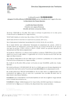 Arrété concernant le feu (affiché le 01/07/2026)
