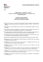 Arrété préfectoral piscicole (affiché le 15/07/2026)